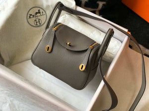 Hermes H079086CK18 Lindy Mini Bag 19cm Semi-manual H231907 - Default Title - View 4