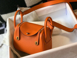 Hermes H079086CK18 Lindy Mini Bag 19cm Semi-manual H231908 - Default Title - View 3