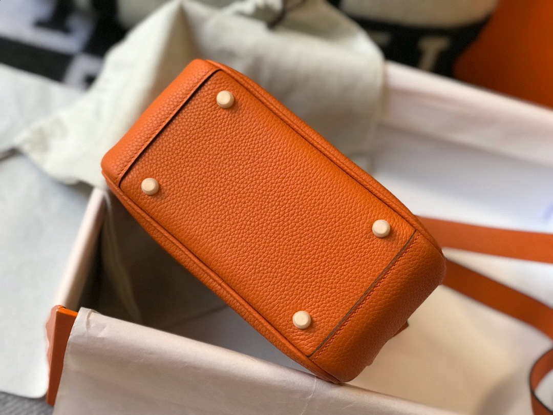 Hermes H079086CK18 Lindy Mini Bag 19cm Semi-manual H231908 - Default Title - View 9