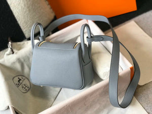 Hermes H079086CK18 Lindy Mini Bag 19cm Semi-manual H231909 - Default Title - View 2