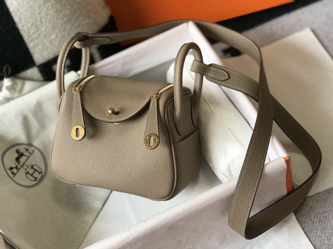 Hermes H079086CK18 Lindy Mini Bag 19cm Semi-manual H231910