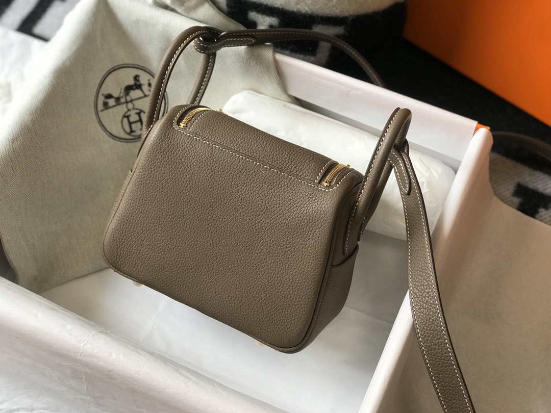 Hermes H079086CK18 Lindy Mini Bag 19cm Semi-manual H231911
