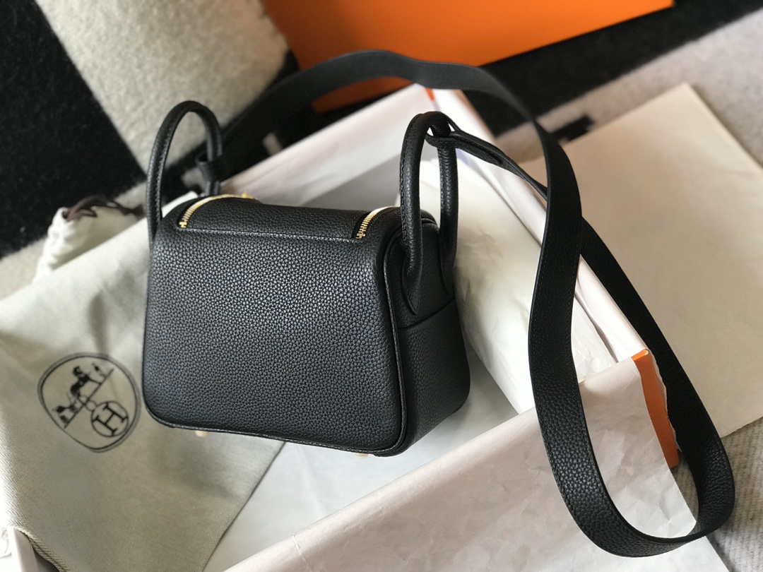 Hermes H079086CK18 Lindy Mini Bag 19cm Semi-manual H231912 - Default Title - View 2