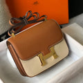 Hermes H082060 Constance Slim Wallet Epsom calfskin Brown - 19 cm - View 1