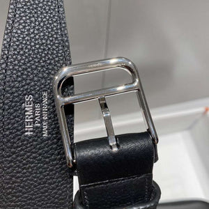 Hermes H082119CK89 Men Steve light junior messenger bag Black - Default Title - View 6