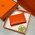 Hermes H083035CK10 Calvi Duo card holder H91002 - Default Title - View 1