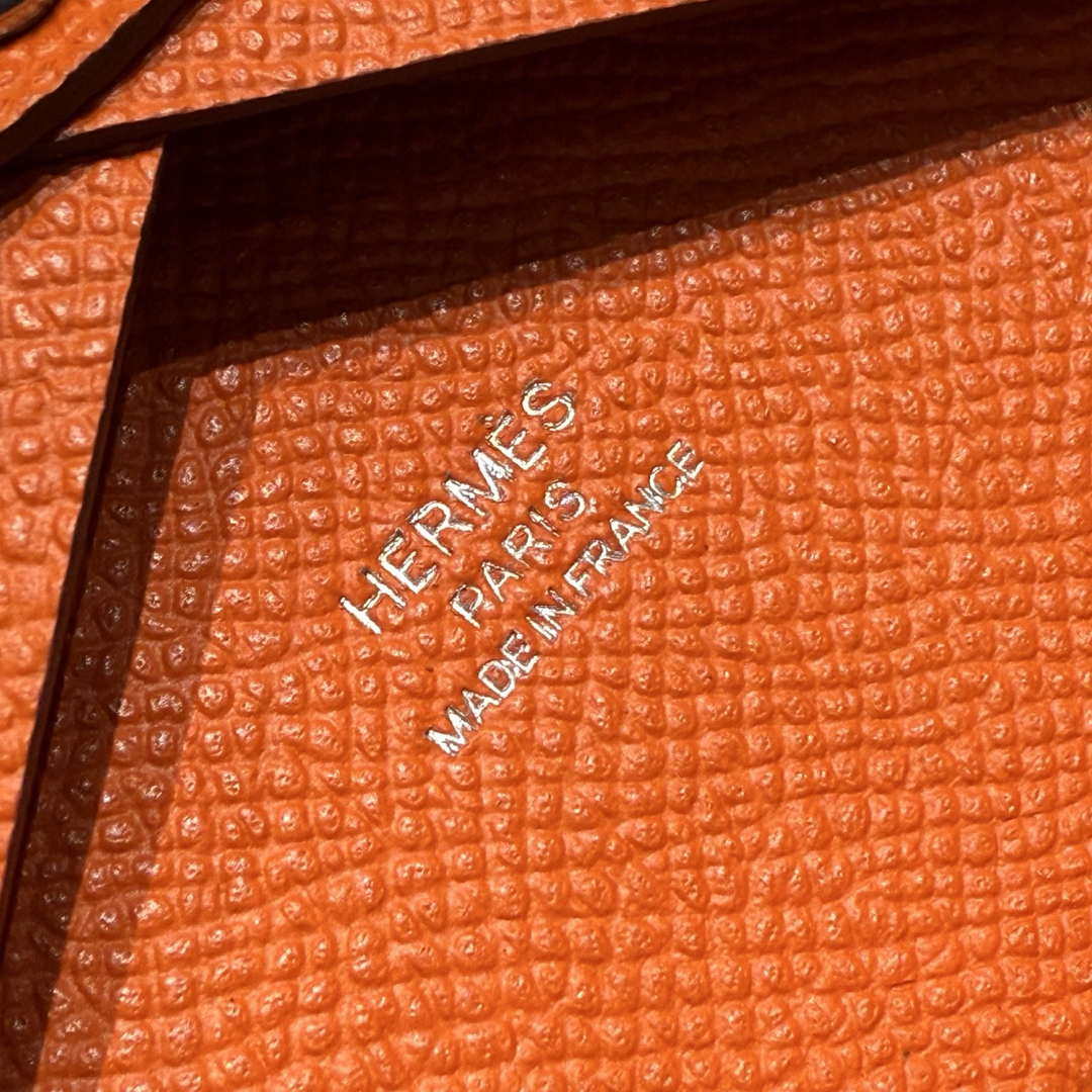 Hermes H083035CK10 Calvi Duo card holder H91002