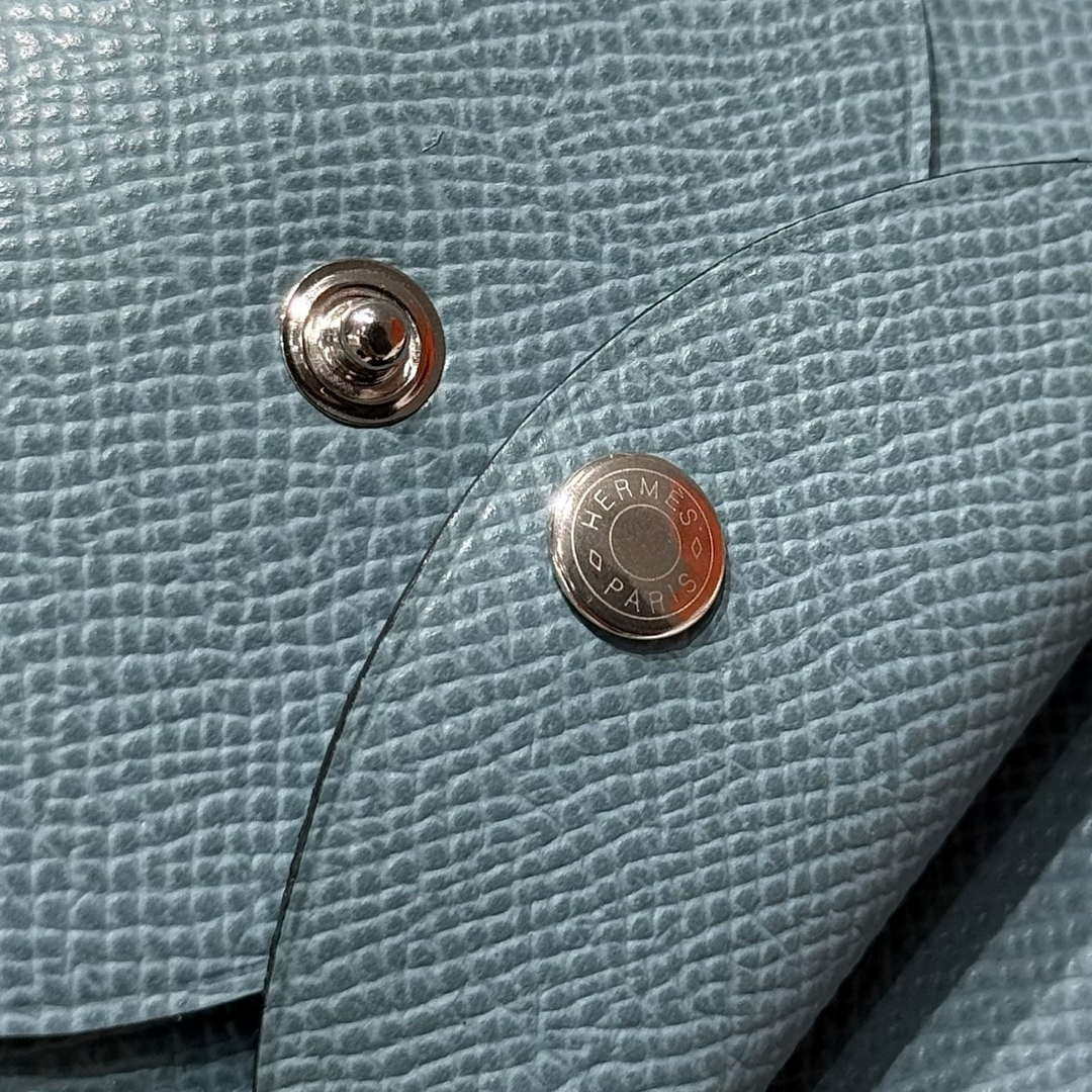 Hermes H083035CK10 Calvi Duo card holder H91003