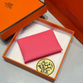 Hermes H083035CK10 Calvi Duo card holder H91005