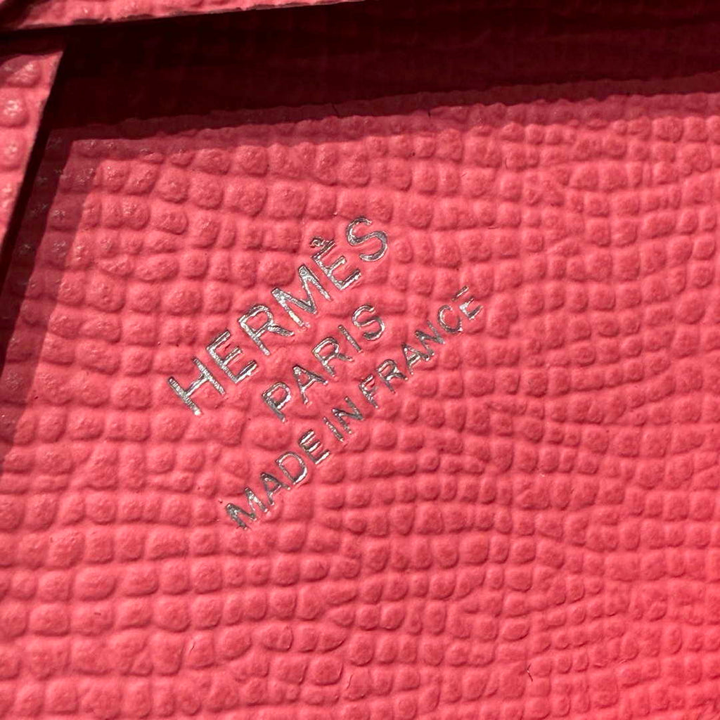 Hermes H083035CK10 Calvi Duo card holder H91005