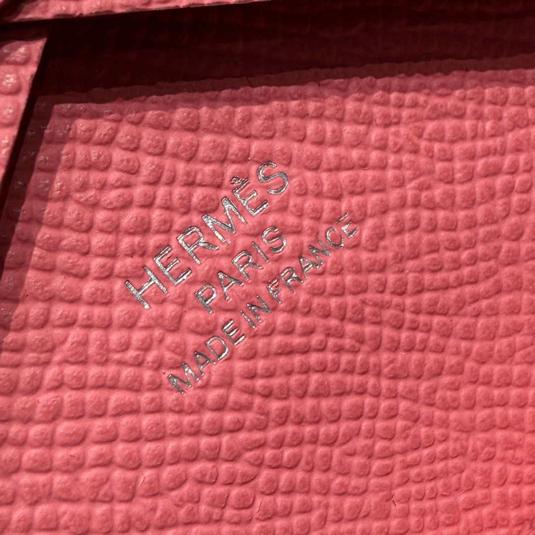 Hermes H083035CK10 Calvi Duo card holder H91005