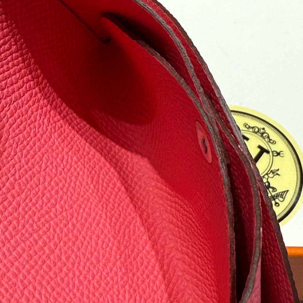 Hermes H083035CK10 Calvi Duo card holder H91005