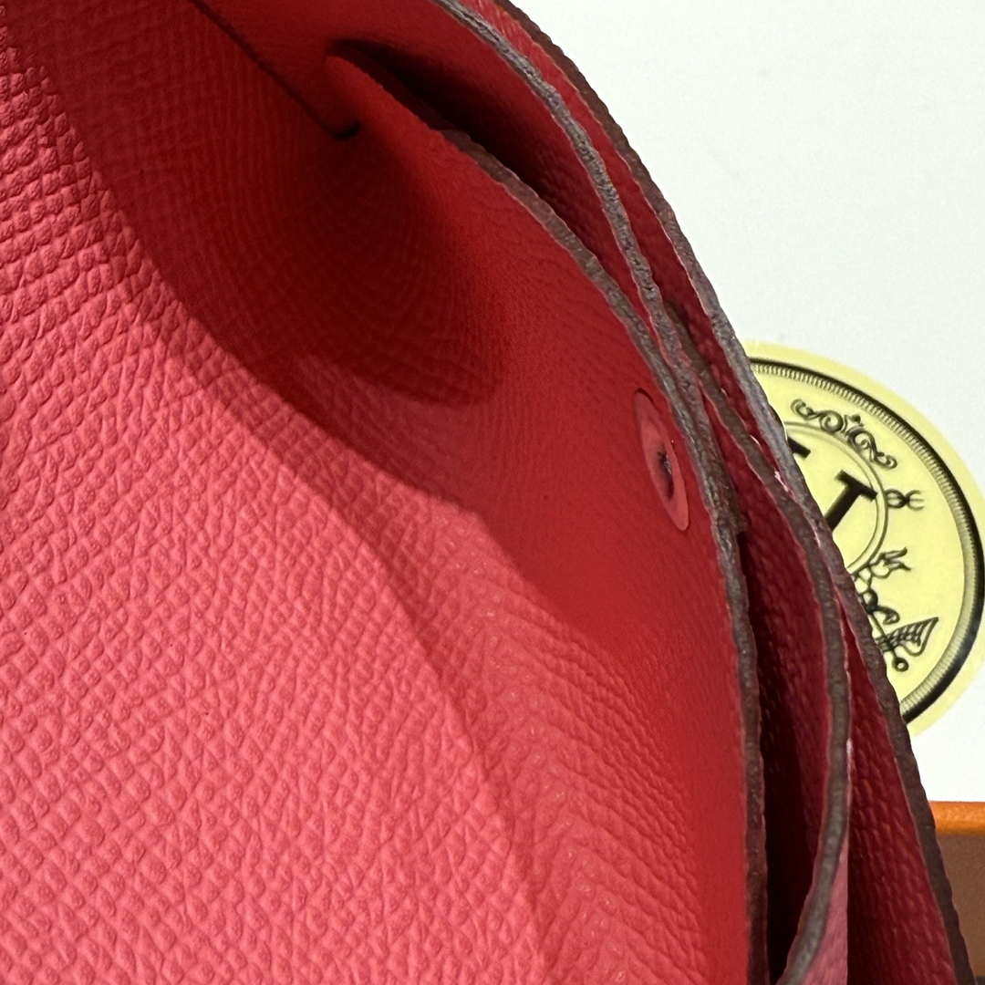 Hermes H083035CK10 Calvi Duo card holder H91005