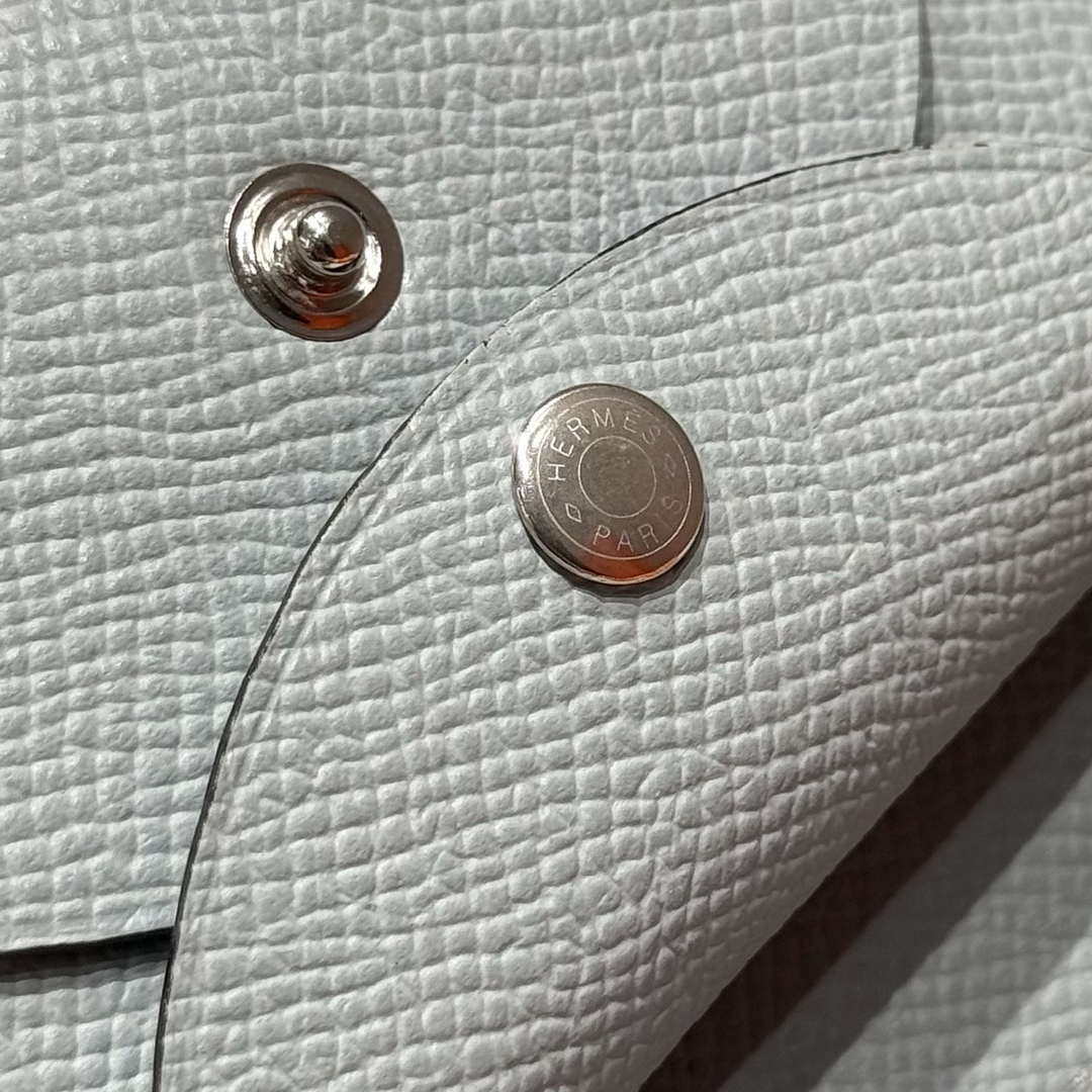 Hermes H083035CK10 Calvi Duo card holder H91006