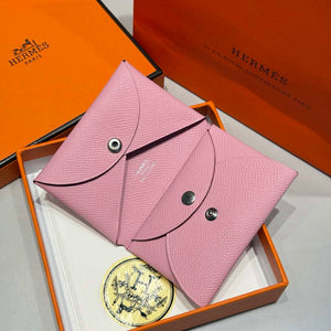 Hermes H083035CK10 Calvi Duo card holder H91010 - Default Title - View 3