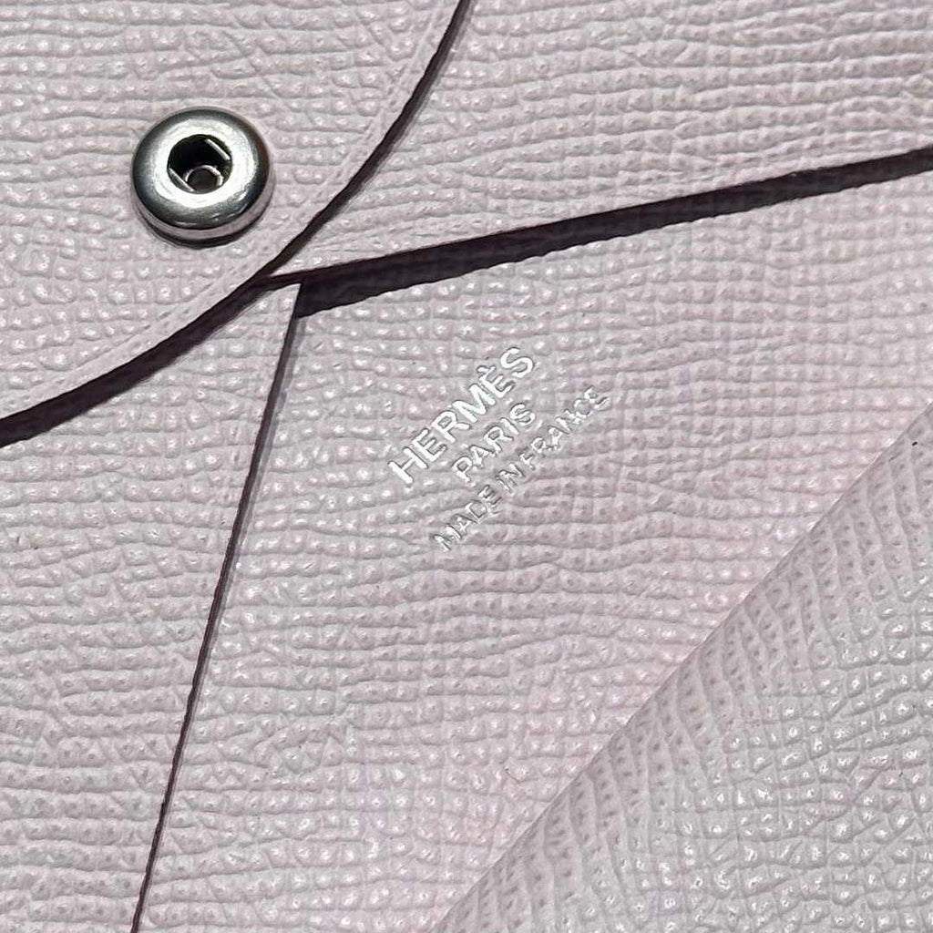 Hermes H083035CK10 Calvi Duo card holder H91011