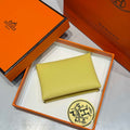 Hermes H083035CK10 Calvi Duo card holder H91012