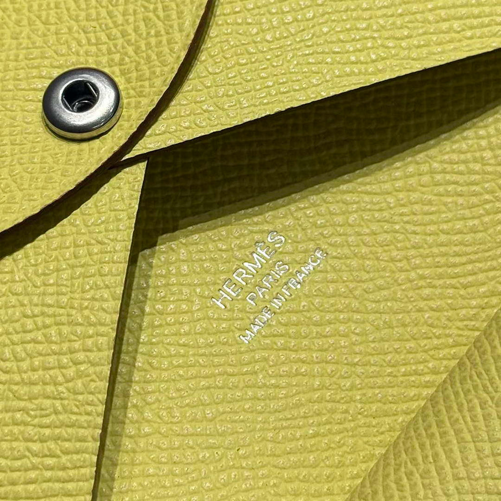 Hermes H083035CK10 Calvi Duo card holder H91012