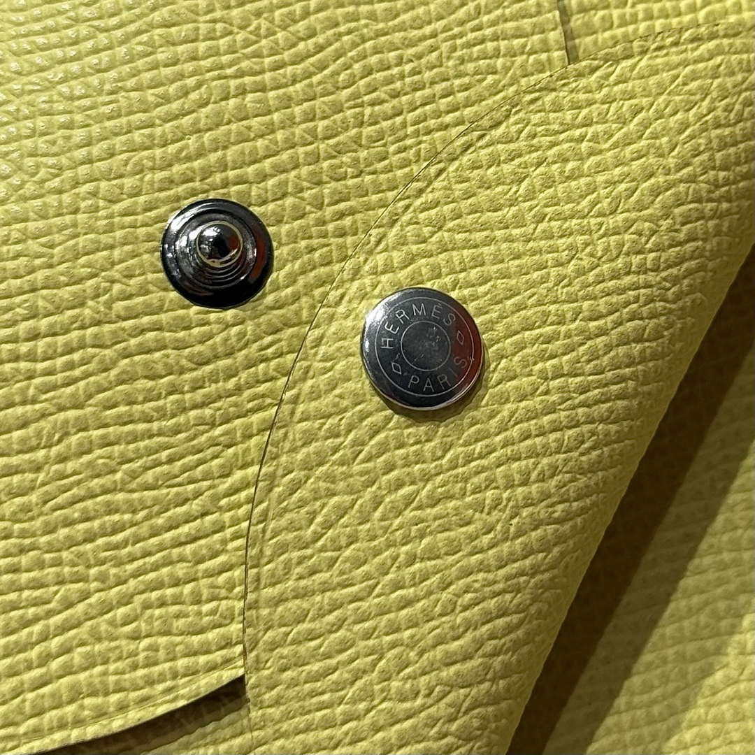 Hermes H083035CK10 Calvi Duo card holder H91012
