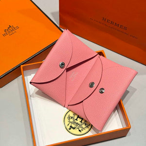 Hermes H083035CK10 Calvi Duo card holder H91014 - Default Title - View 2