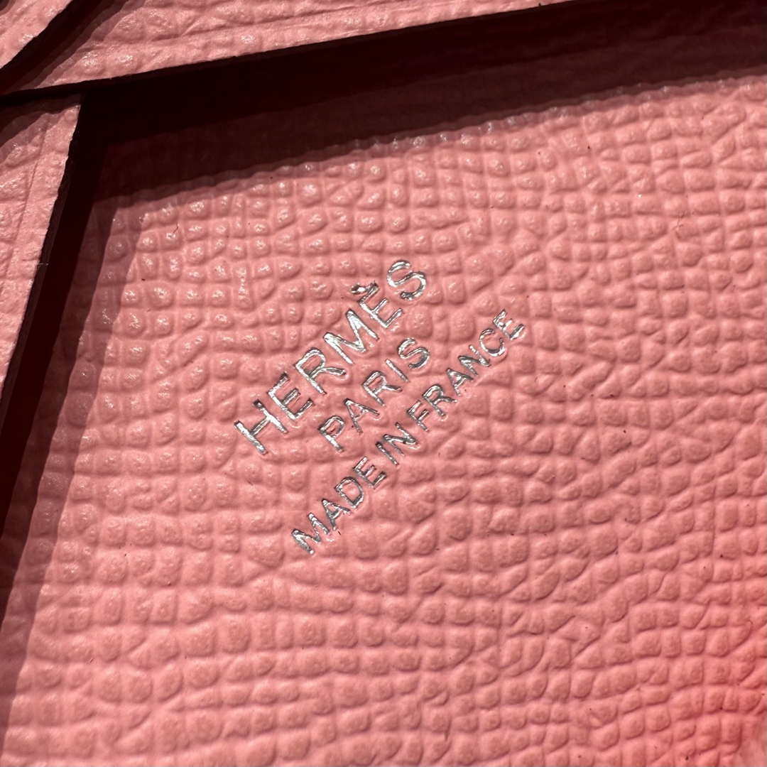 Hermes H083035CK10 Calvi Duo card holder H91014