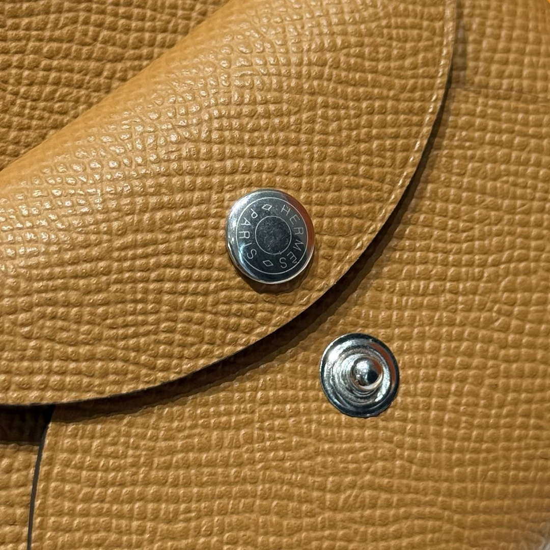 Hermes H083035CK10 Calvi Duo card holder H91015