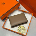 Hermes H083035CK10 Calvi Duo card holder H91016