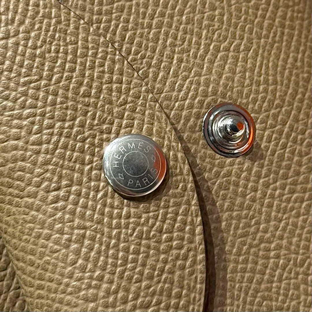 Hermes H083035CK10 Calvi Duo card holder H91016