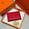 Hermes H083035CK10 Calvi Duo card holder H91018