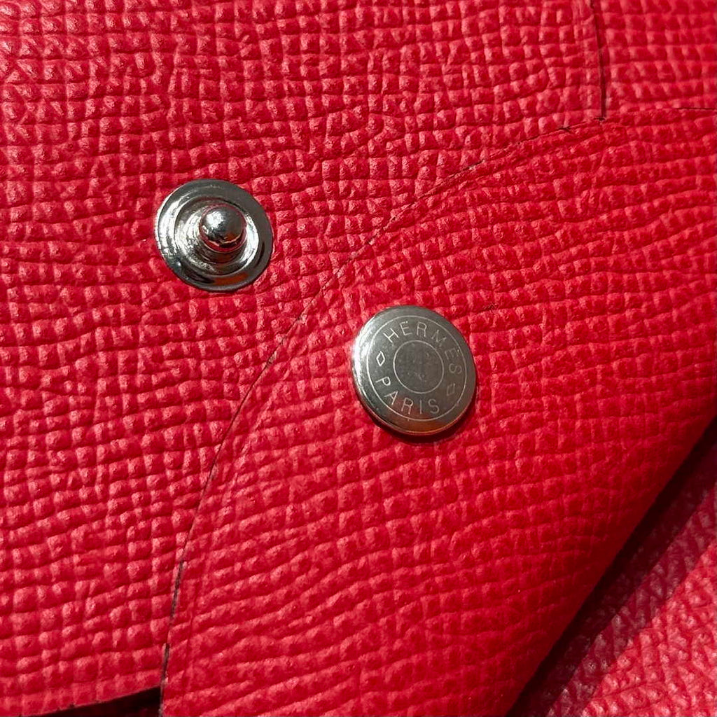 Hermes H083035CK10 Calvi Duo card holder H91018