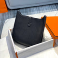 Hermes H083435 Evelyne III 29 Shoulder Bag Silver Hardware Black - Default Title - View 1