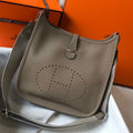 Hermes H083435 Evelyne III 29 Shoulder Bag Silver Hardware Gray - Default Title - View 1