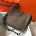 Hermes H083435 Evelyne III 29 Shoulder Bag Silver Hardware Dark Gray - Default Title - View 1