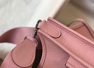 Hermes H083435 Evelyne III 29 Shoulder Bag Silver Hardware Pink - Default Title - View 8
