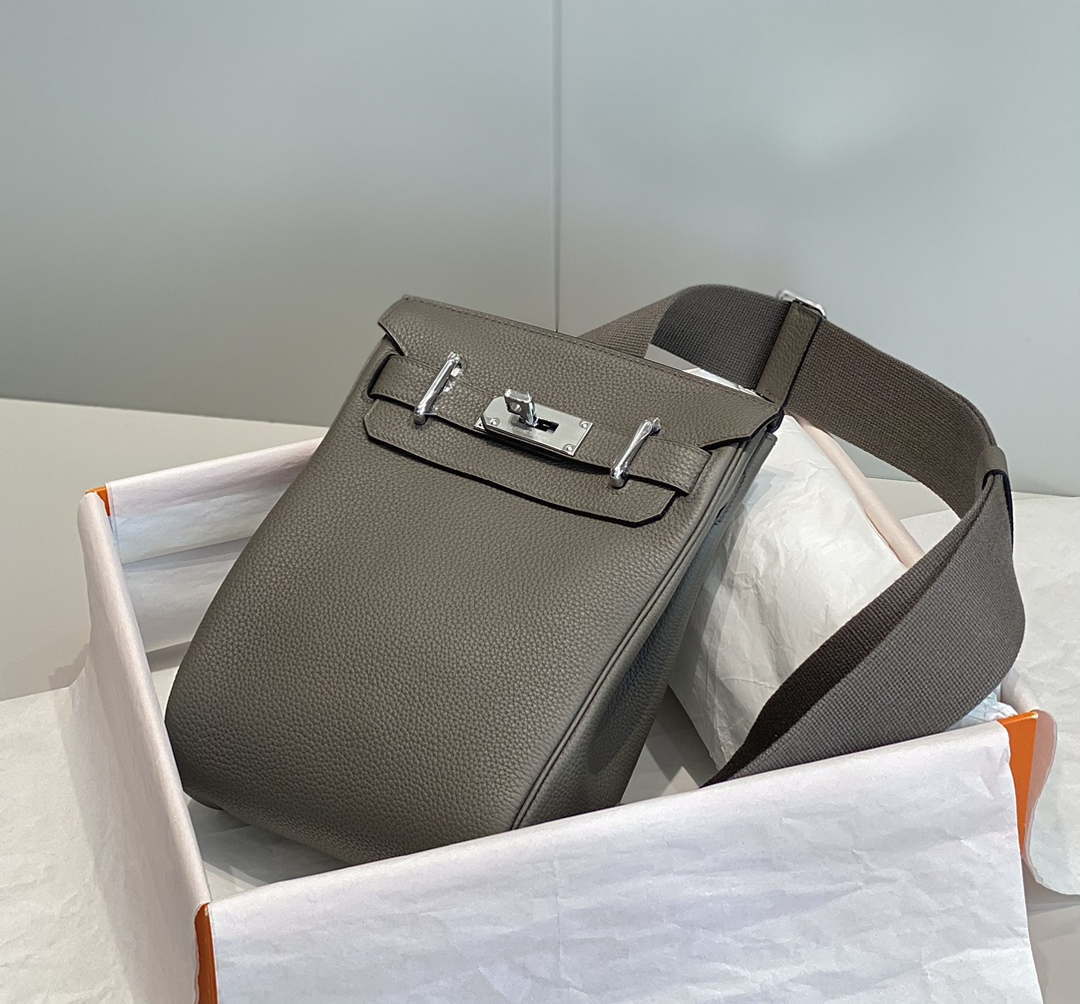Hermes H083591CK89 Hac a Dos GM backpack Pewter gray - Default Title - View 5