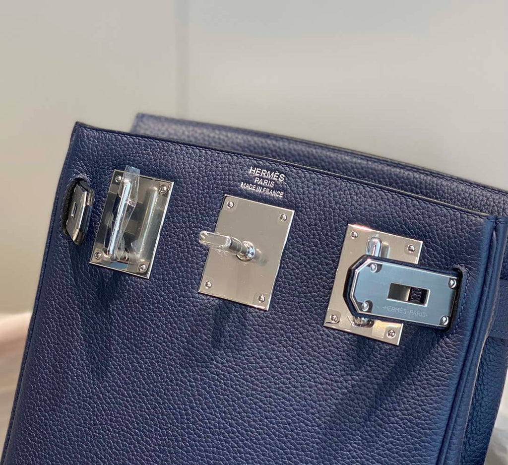 Hermes H083591CK89 Hac a Dos GM backpack Navy blue