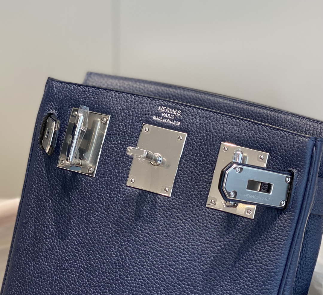 Hermes H083591CK89 Hac a Dos GM backpack Navy blue