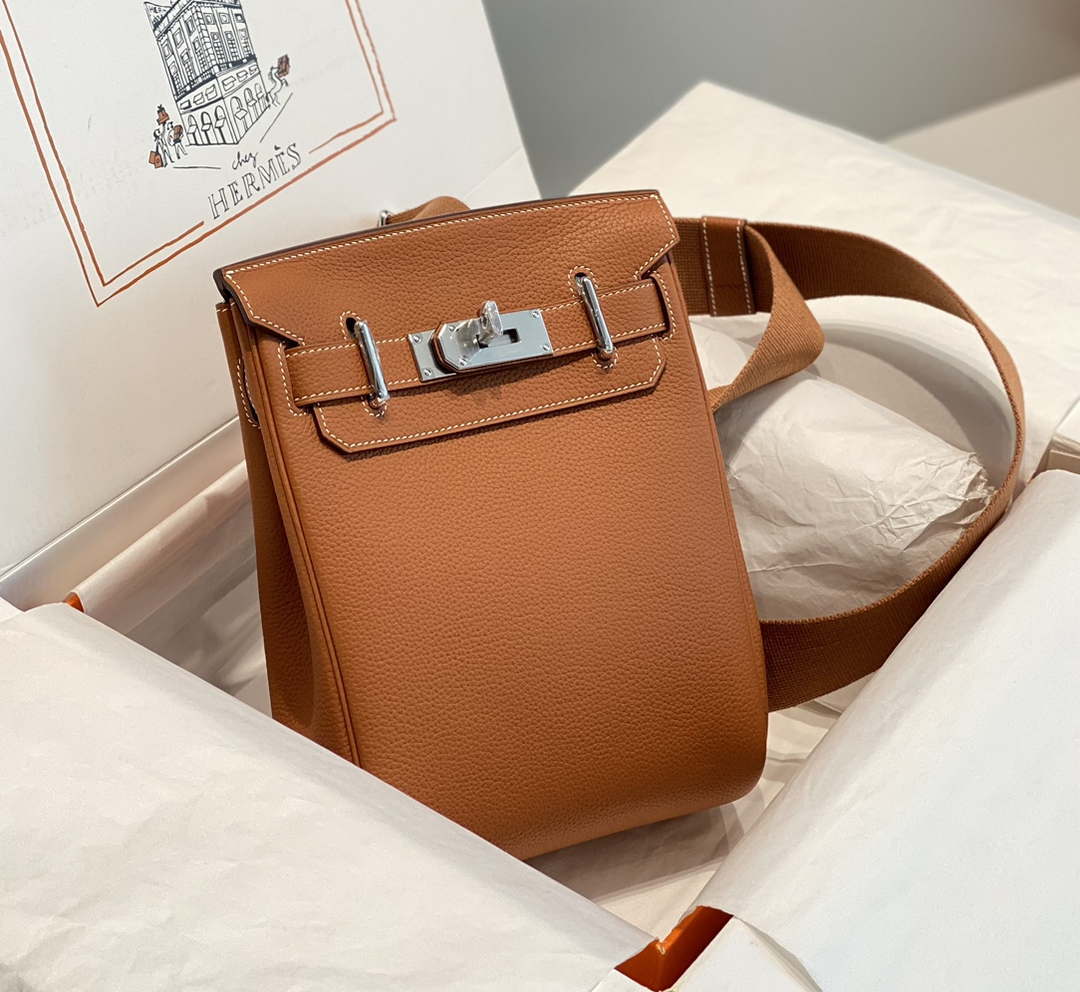 Hermes H083591CK89 Hac a Dos GM backpack Orange - Default Title - View 7