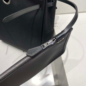 Hermes H084076CKAD A Dos Zip Retourne Herbag Backpack Toile Vache Hunter Ebene H60068 - Default Title - View 5