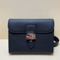 Hermes H084109CK18 SAC A Depeches Messager Shoulder Togo 21 bags Black - Default Title - View 1