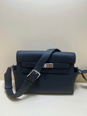 Hermes H084109CK25 Kelly Messager Shoulder Togo 25 bags Black Silver - Default Title - View 2