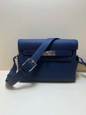 Hermes H084109CK25 Kelly Messager Shoulder Togo 25 bags Navy Silver - Default Title - View 4