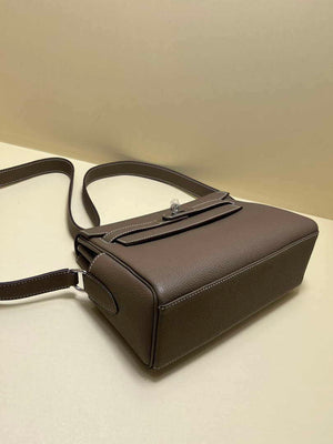 Hermes H084109CK25 Kelly Messager Shoulder Togo 25 bags Elephant Gray Silver - Default Title - View 6