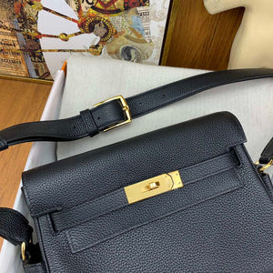 Hermes H084109CK25 Kelly Messager Shoulder Togo 25 bags Black Gold - Default Title - View 7