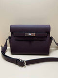 Hermes H084109CK25 Kelly Messager Shoulder Togo 25 bags Saddle Red