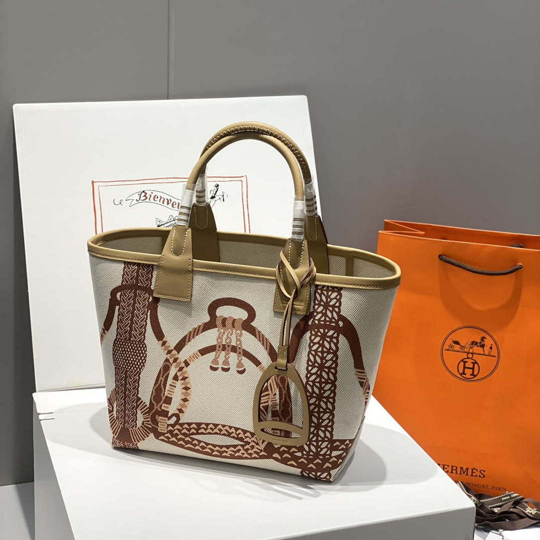 Hermes H084532CKAB Steeple 28 bag H320007 Shopping Tote - Default Title - View 1