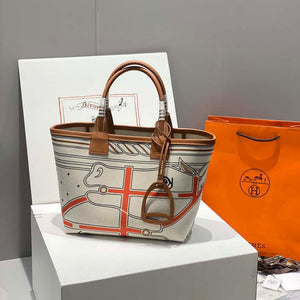 Hermes H084532CKAB Steeple 28 bag H320008 Shopping Tote - Default Title - View 1