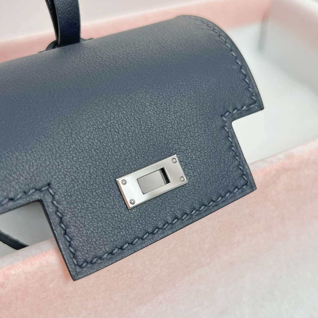 Hermes H084665CK0U Kellyfestival charm Kelly bag charm in Swift calfskin H88900