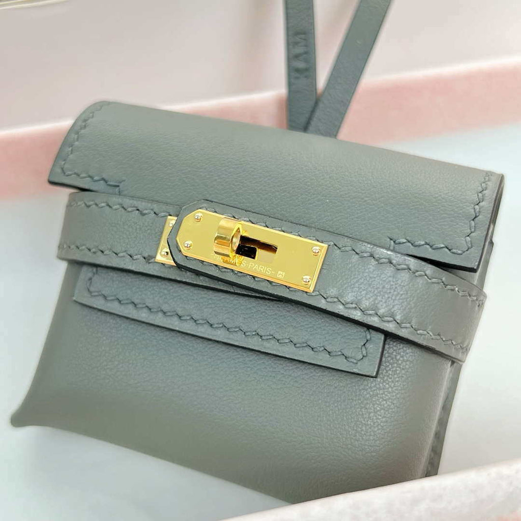 Hermes H084665CK0U Kellyfestival charm Kelly bag charm in Swift calfskin H88901