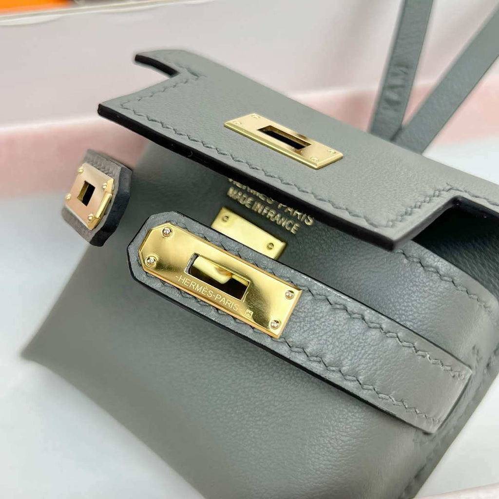Hermes H084665CK0U Kellyfestival charm Kelly bag charm in Swift calfskin H88901